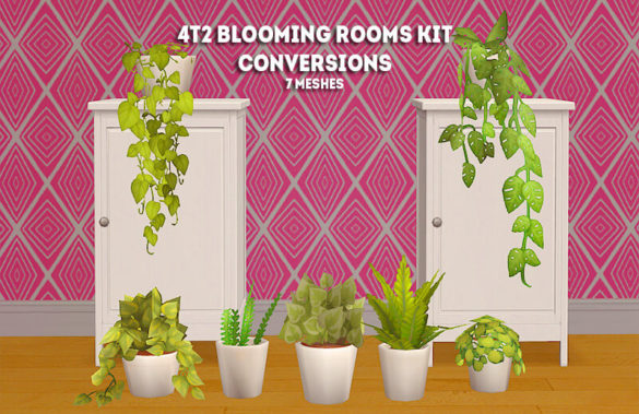Sims 4 4t2 blooming rooms kit separated converted