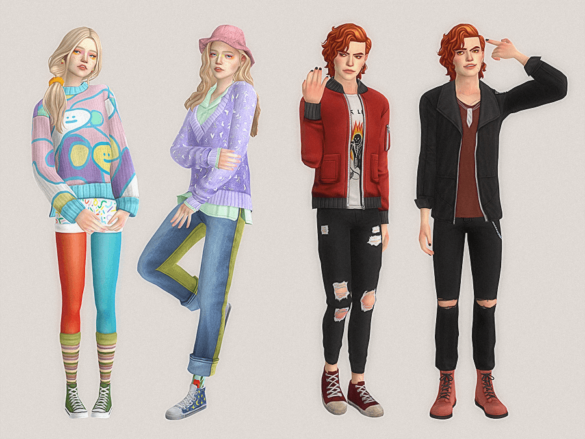 Sims 4 888 spire apartments lookbook 2