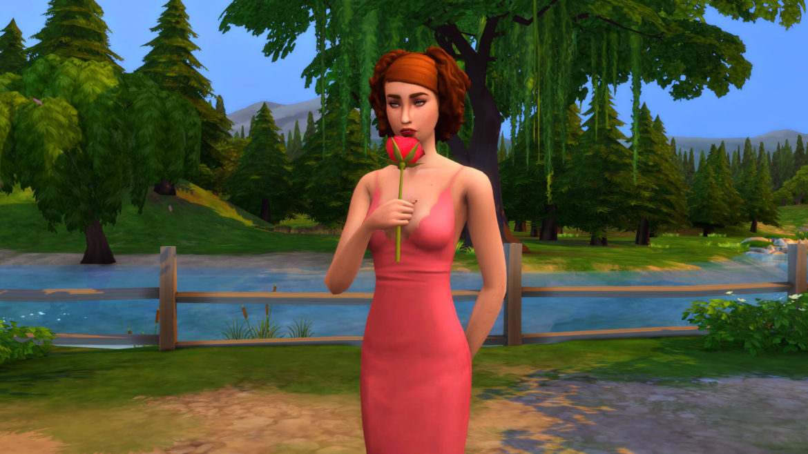 Sims 4 a rose for you this is a pose pack