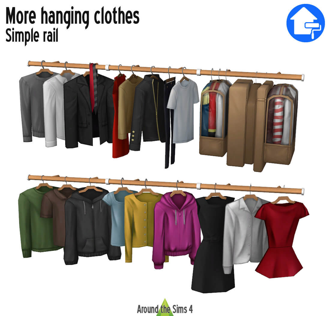 sims 3 cc clothes on hanger