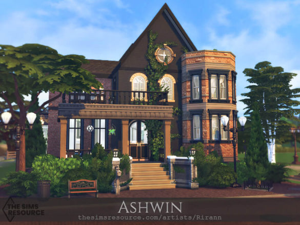 Sims 4 Ashwin House by Rirann at TSR