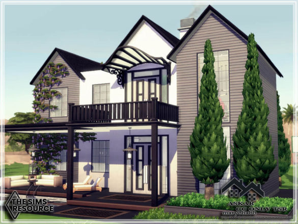 Sims 4 ASKAR House by marychabb