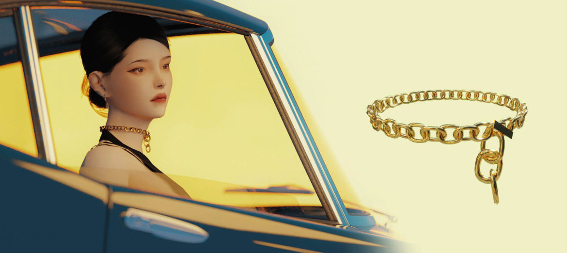 Sims 4 austin chocker hq compatible