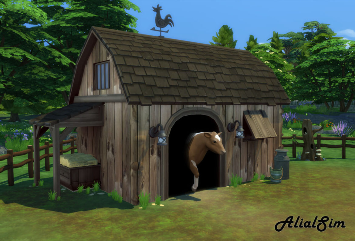 Sims 4 Barn at Alial Sim