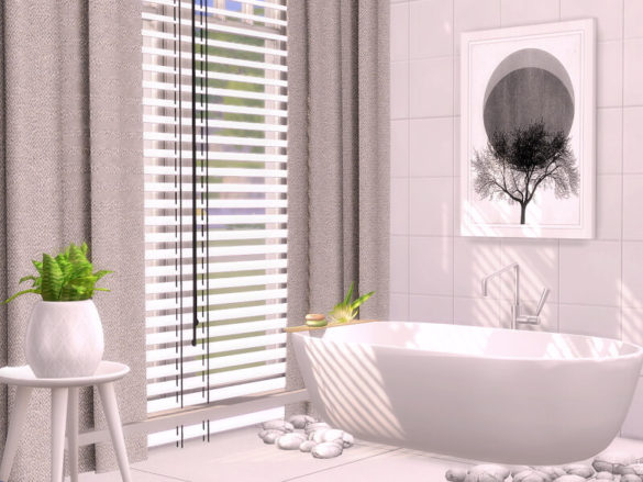 Sims 4 Bathroom Nizza by Flubs79