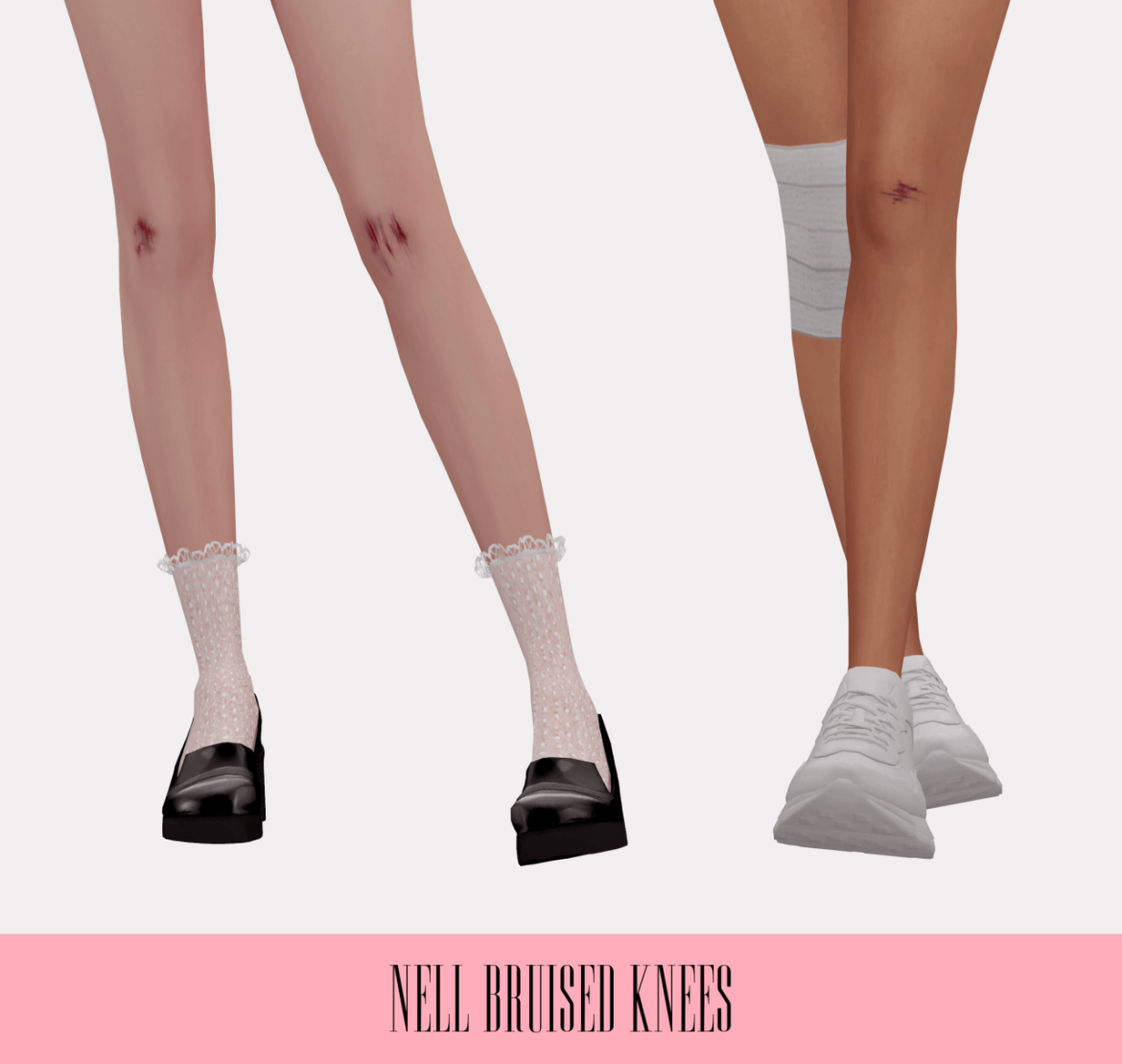 Sims 4 bruised knees hq compatible base game