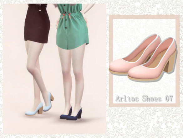 Sims 4 Candy high heels 7 by Arltos