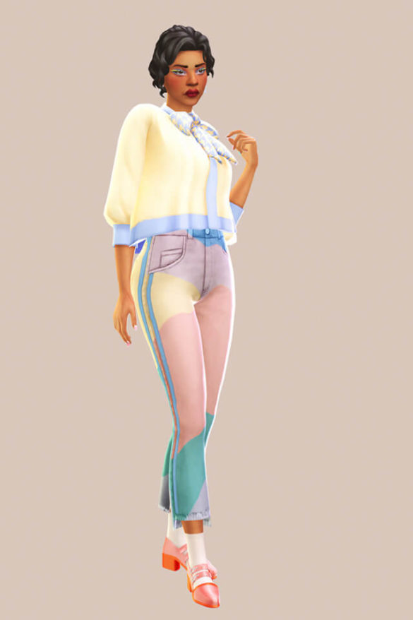 Sims 4 carissa vintage academia 15 the academia