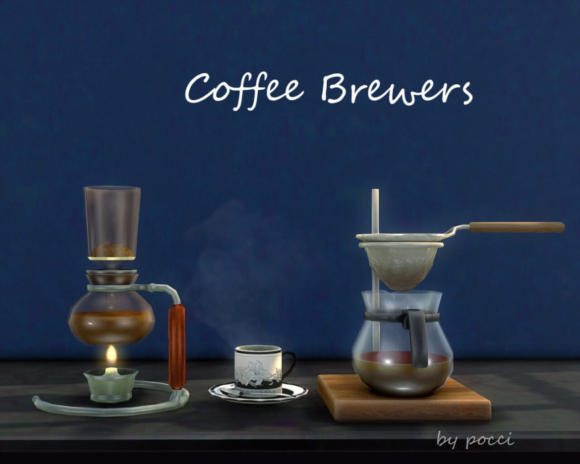 Sims 4 Coffee brewers at Garden Breeze Sims 4