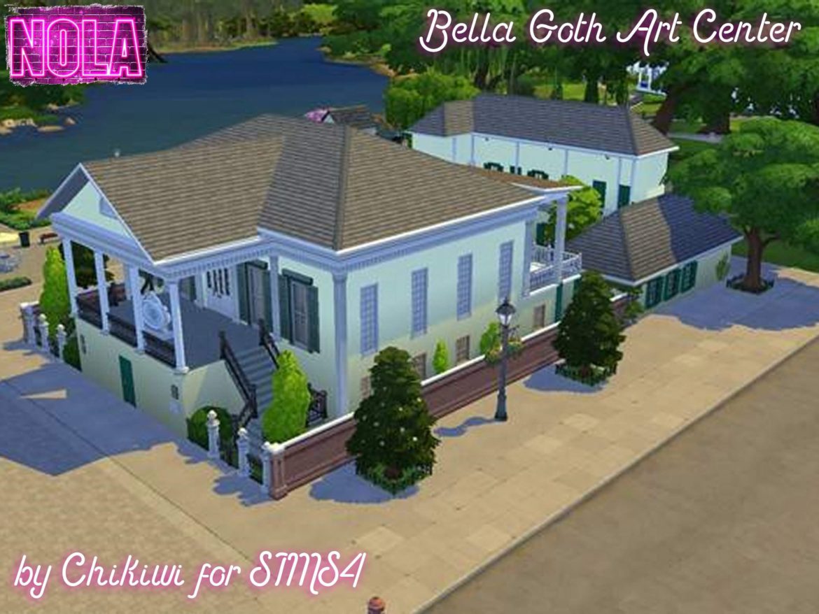 Sims 4 Community Art Center – Bella Goth Art Center, NOLA