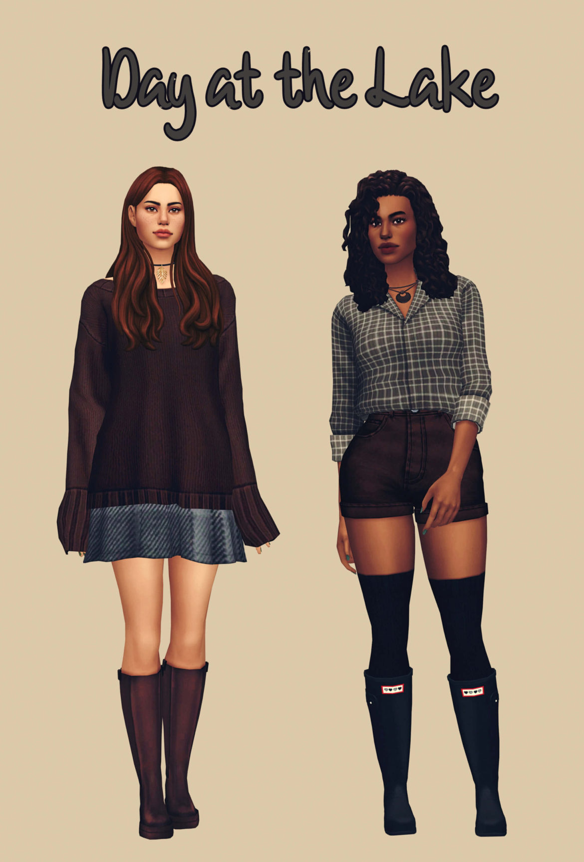 Sims 4 day four lucky thirteen lookbook challenge day