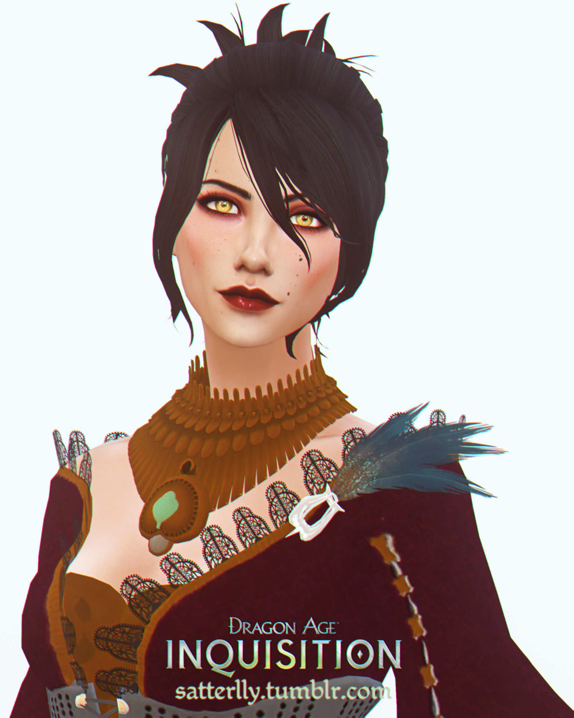 Sims 4 dragon age inquisition morrigan moles for face