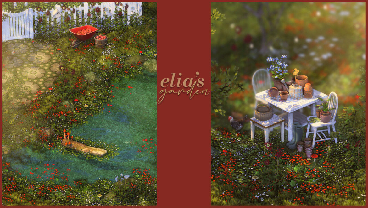 Sims 4 elias garden a decorative lot
