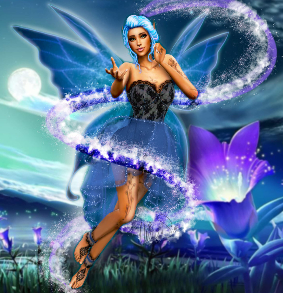 Sims 4 fairy poses out now