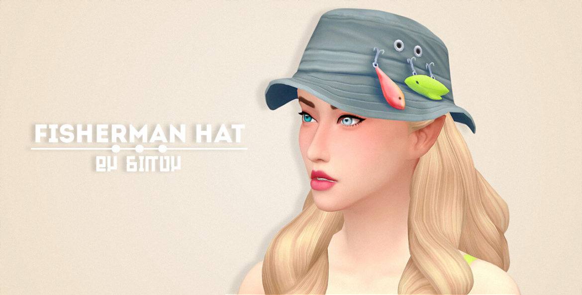 Sims 4 fisherman hat by simvy all agesgenders bsg