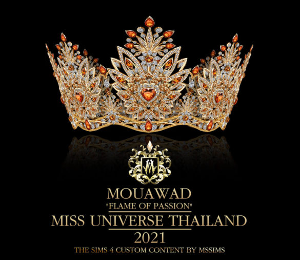 FLAME OF PASSIONMISS UNIVERSE 2021 CROWN