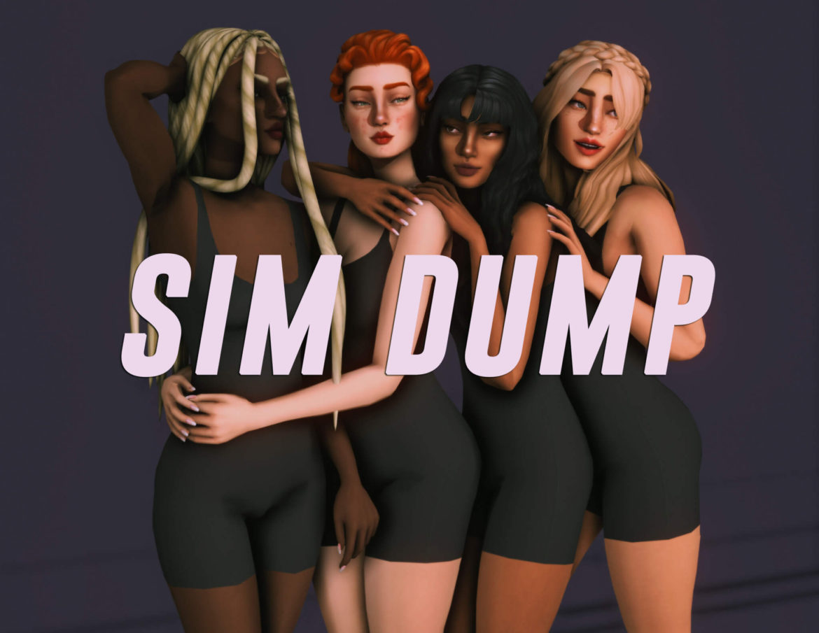 Sims 4 girls girls girls girls girls i love these