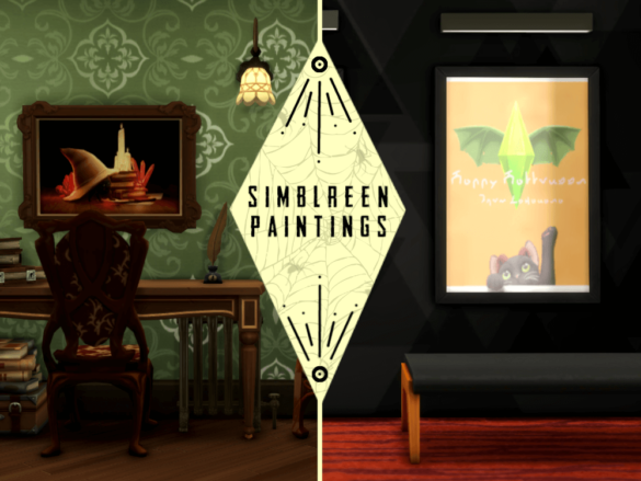 Sims 4 Halloween (Simblreen) Paintings – By Lahawana