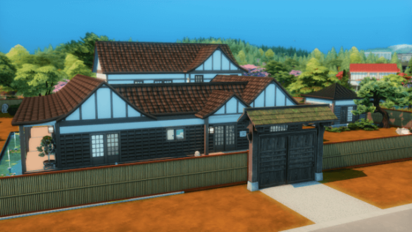 Sims 4 happy simblreen 2 5 1 wakabamori 3 bed3 bath
