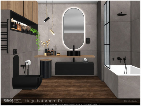 Sims 4 Hugo bathroom Pt.I furniture by Severinka_