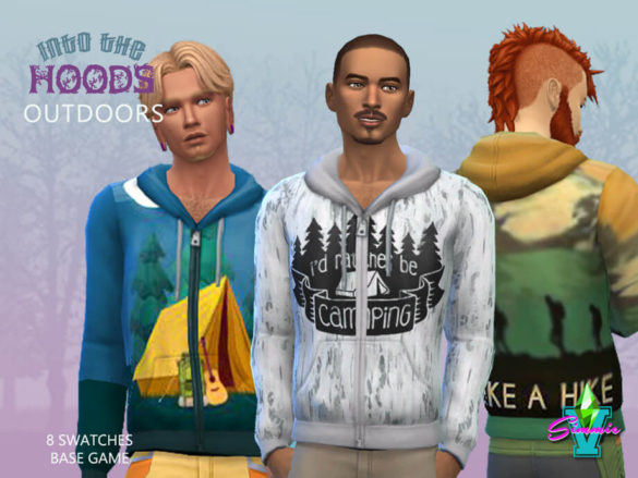 Sims 4 Into the Hoods Outdoor by SimmieV
