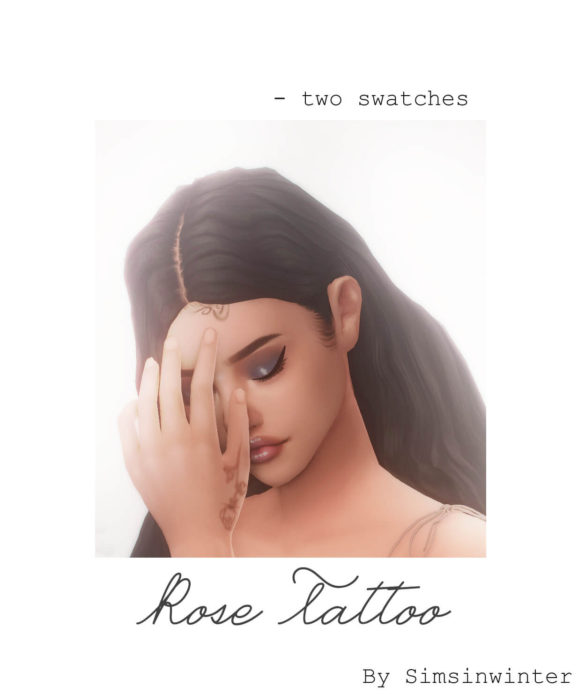 Sims 4 just a simple hand tattoo