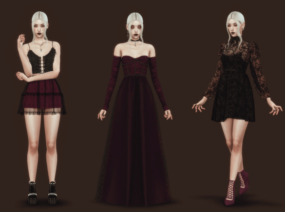 Sims 4 just my type lookbook