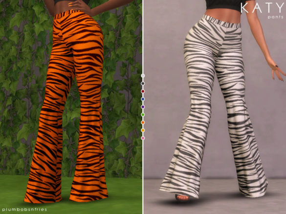 Sims 4 KATY pants by Plumbobs n Fries