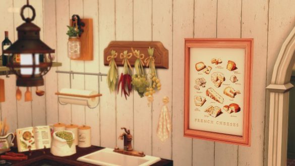 Sims 4 Kitchen Art: Cheese