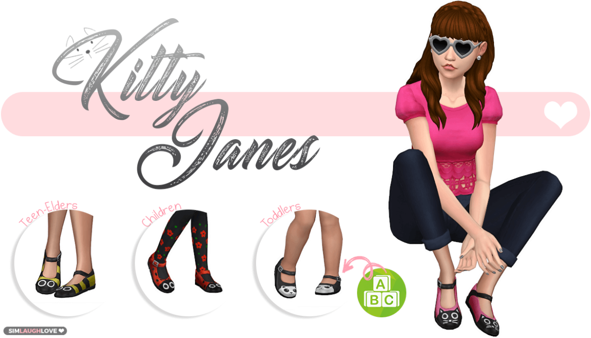 Sims 4 kitty janes shoes