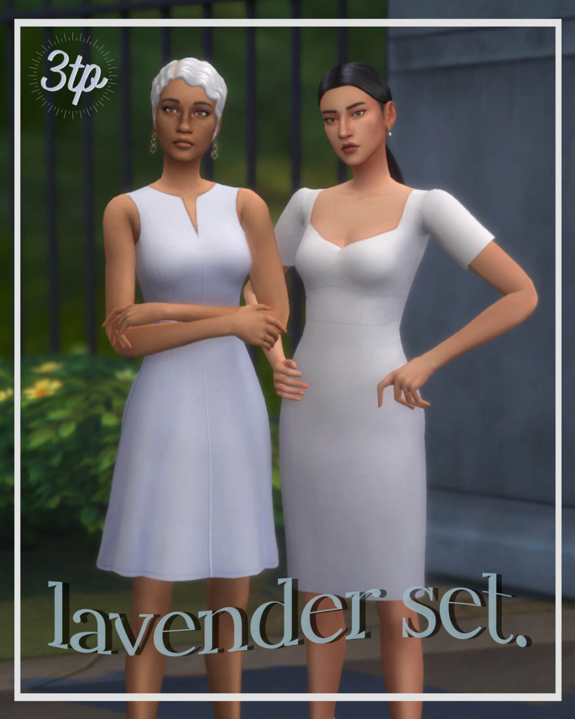 Sims 4 lavender set