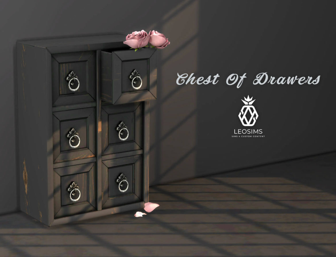 Sims 4 leo chest of drawers