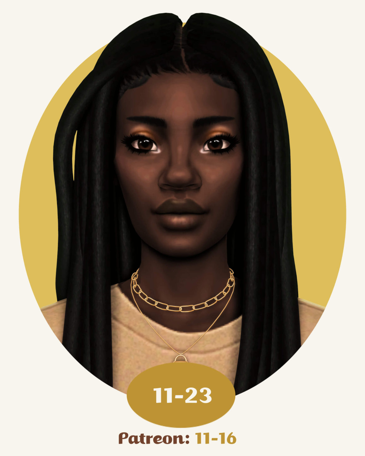 Sims 4 Leyra Locs