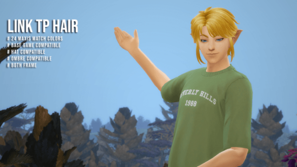 Sims 4 Link Twilight Princess hair