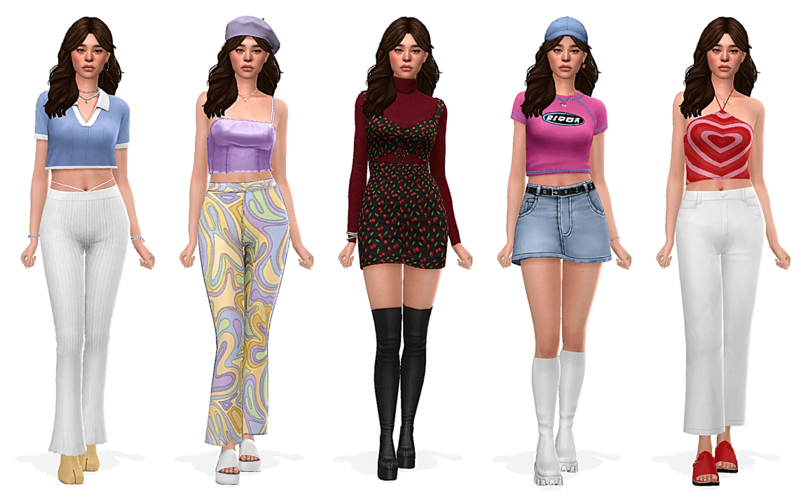 Sims 4 lookbook third sims