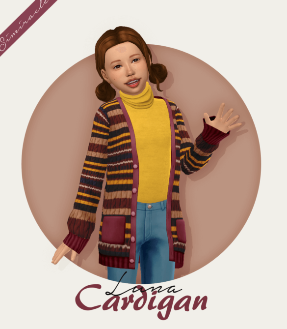 Sims 4 luna cardigan kids version