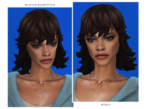 Sims 4 Maxine Hairstyle by -Merci- at TSR