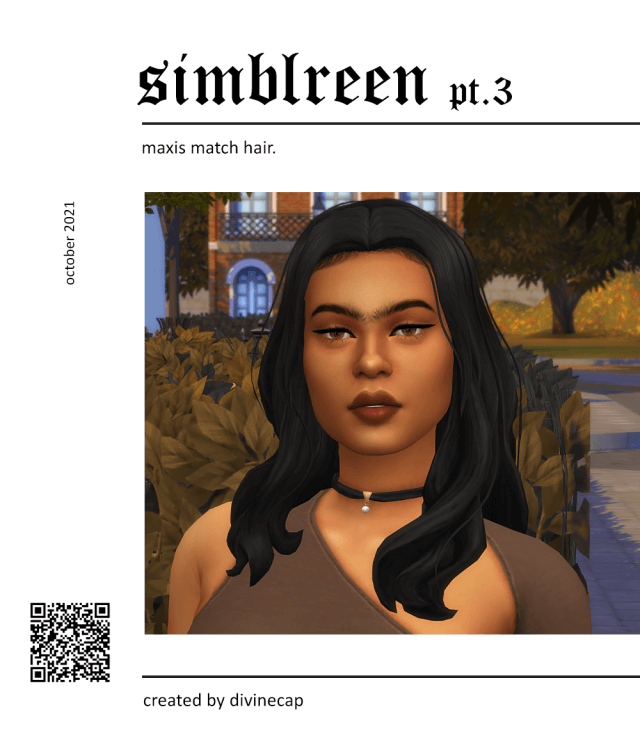 Sims 4 melissa hair v1 - MiCat Game