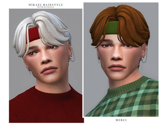 Sims 4 mikael hairstyle new maxis match hairstyle - MiCat Game