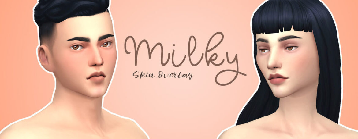 Sims 4 milky skin overlay