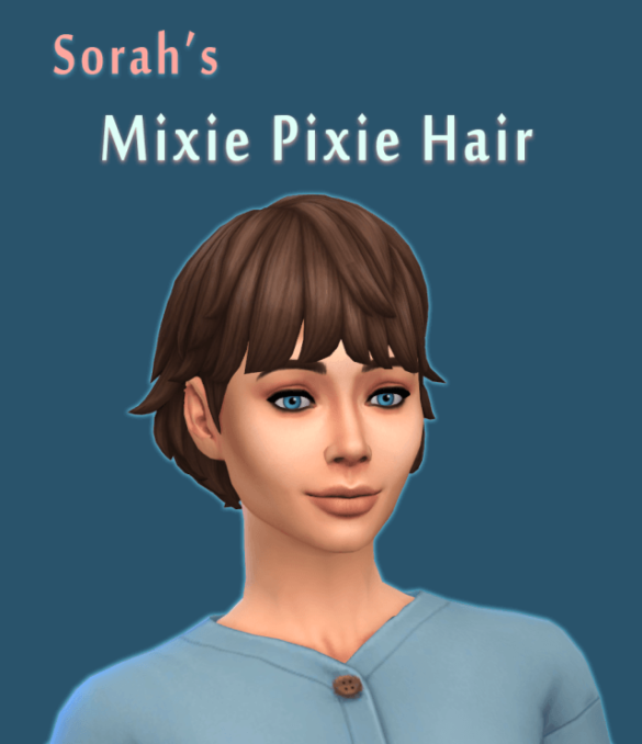 Sims 4 mixie pixie hair