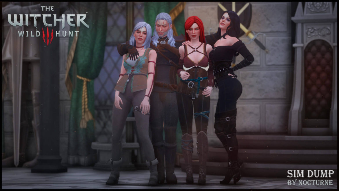 Sims 4 nocturne vi the witcher 3 sims dump boop sim