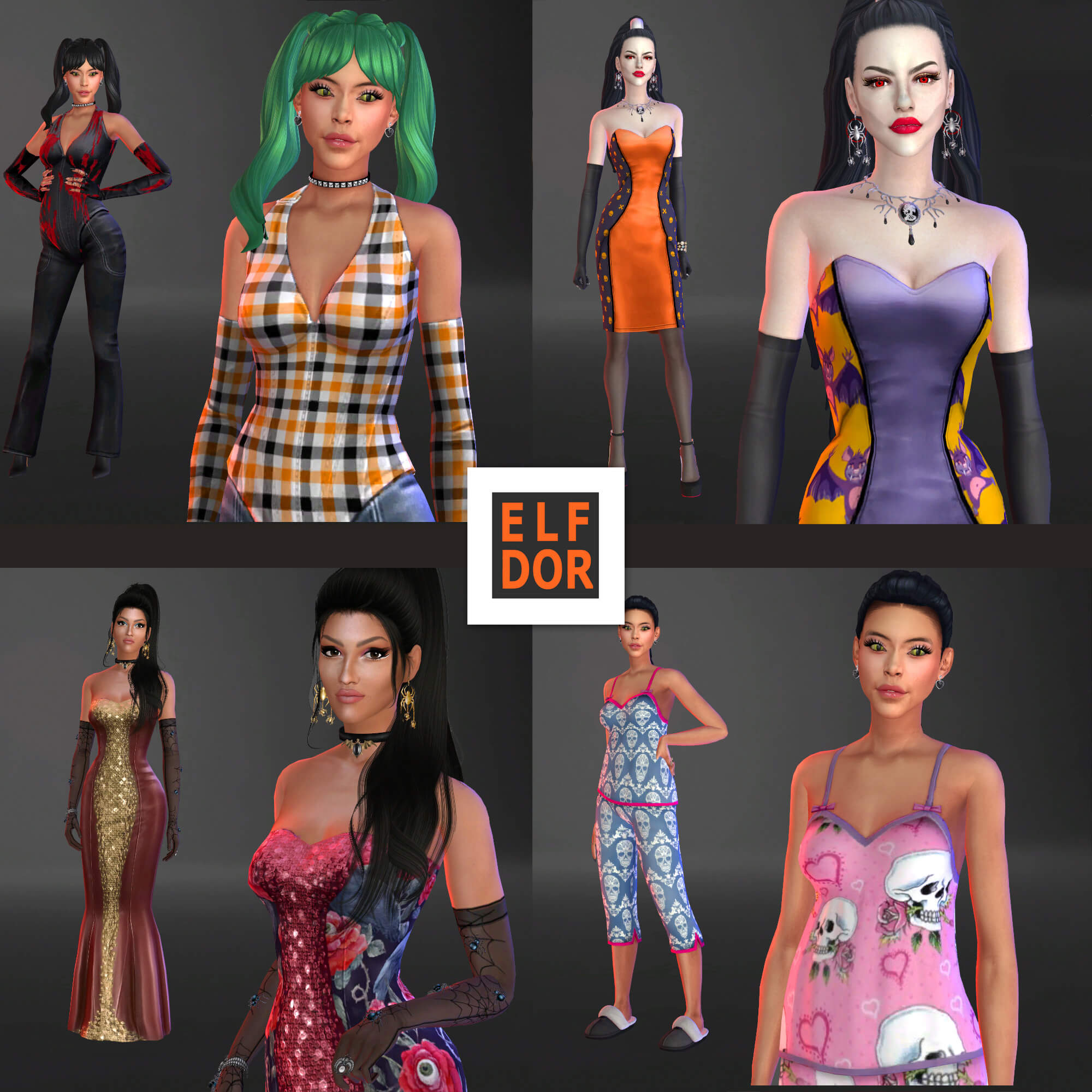 Sims 4 october collection part 2 patreon release MiCat Game