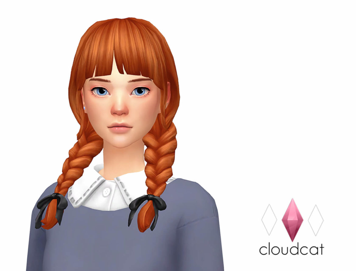 Sims 4 Omena Hair
