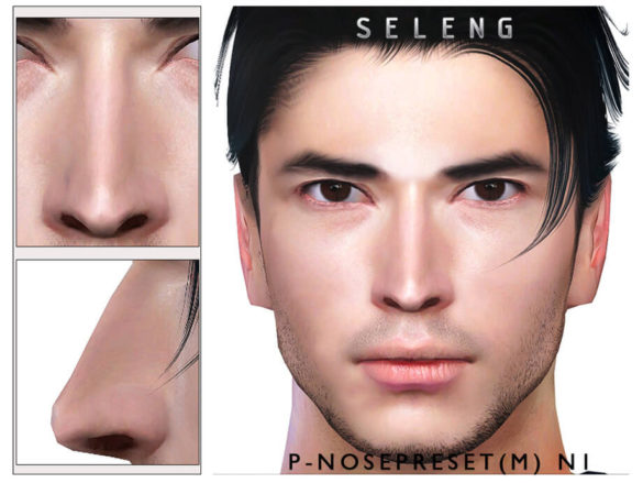 Sims 4 P-Male Nosepreset N1 by Seleng