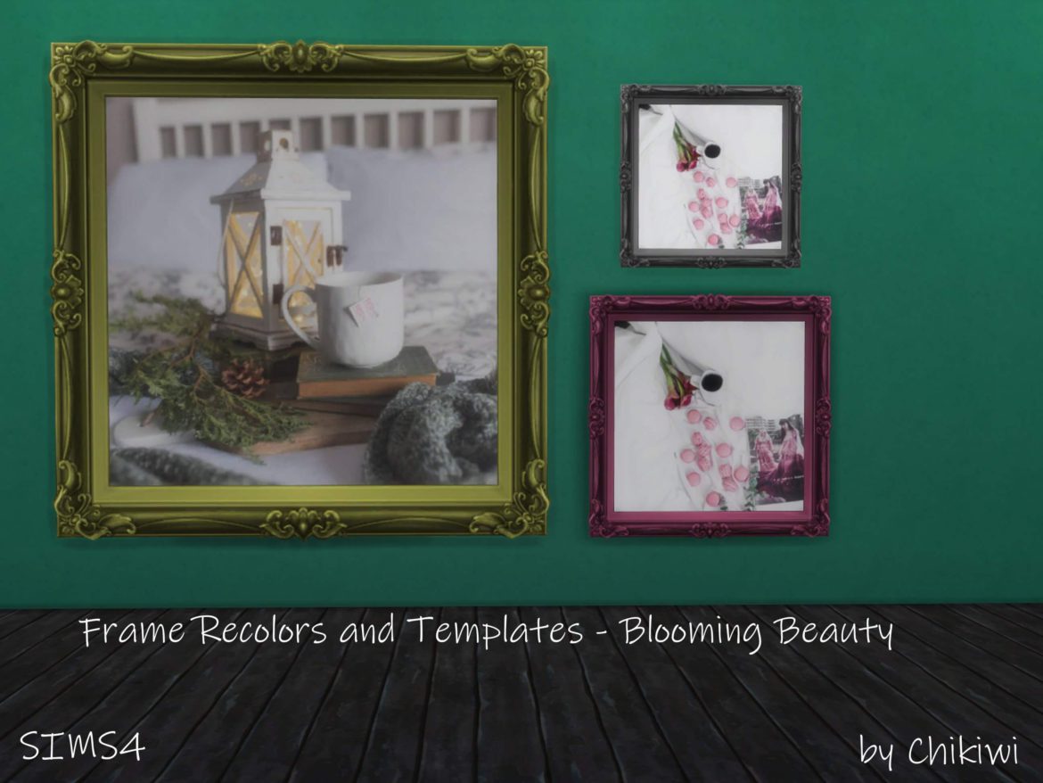 Picture Frame Recolors and Templates – Blooming Beauty