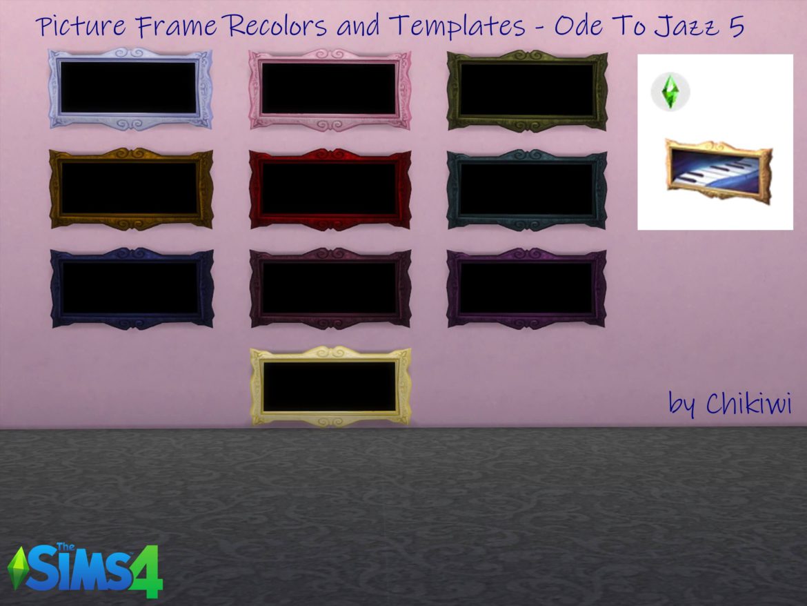 Picture Frame Recolors and Templates – Ode To Jazz 5