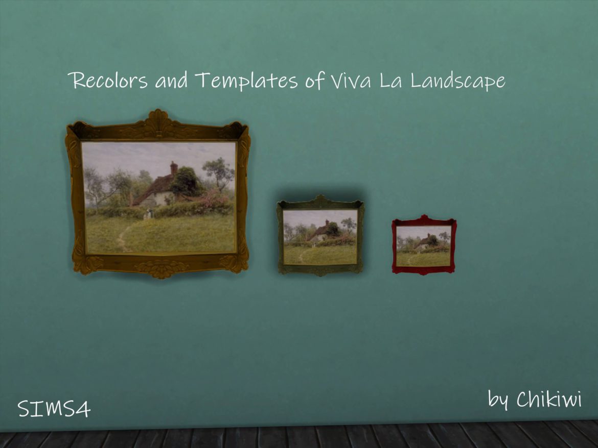 Picture Frame Recolors and Templates – Viva La Landscape