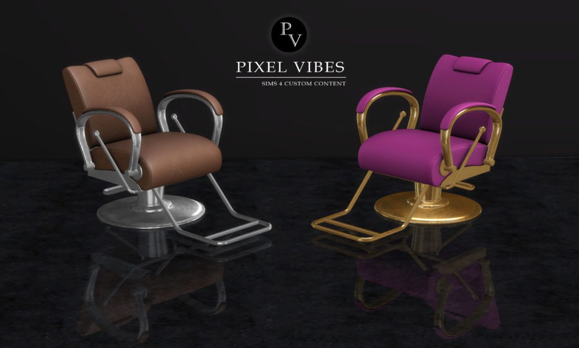 Sims 4 pixelvibes beauty salon chair