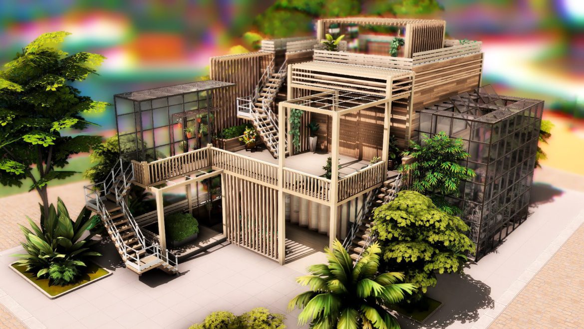 Sims 4 Plant Lover House by plumbobkingdom